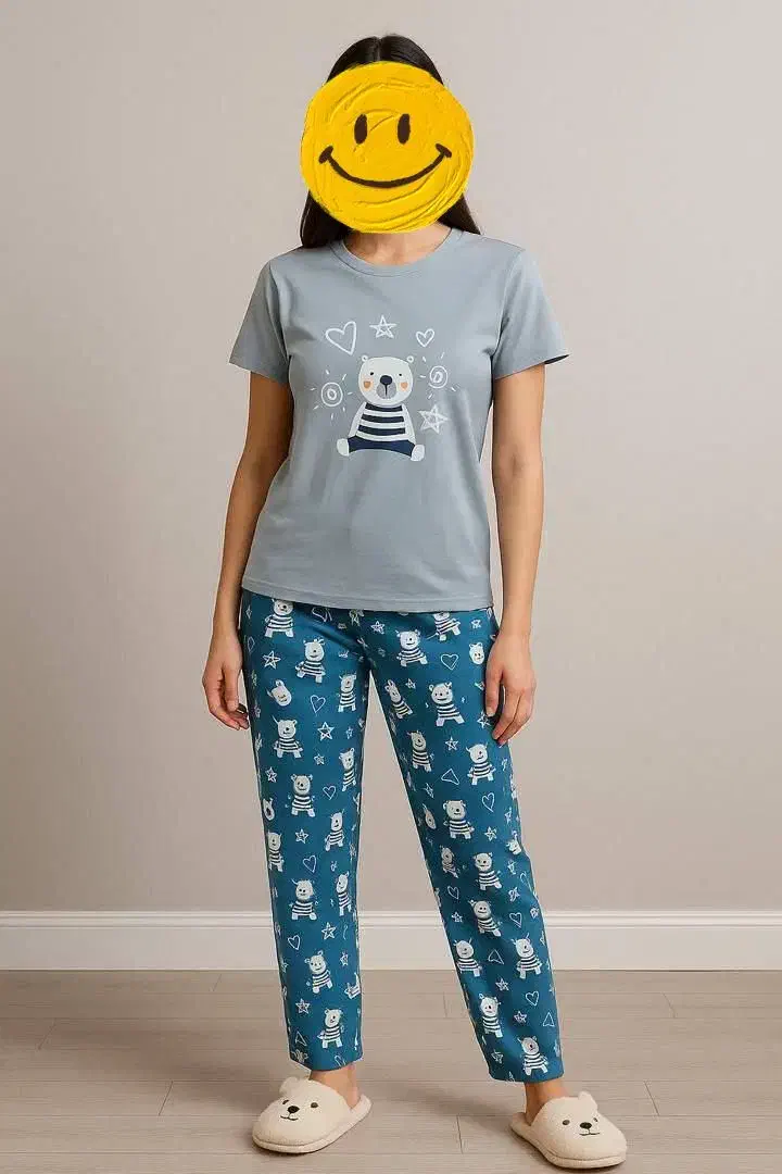 ست تیشرت شلوار عروسکی نخ پنبه|لباس|دهق, |دیوار