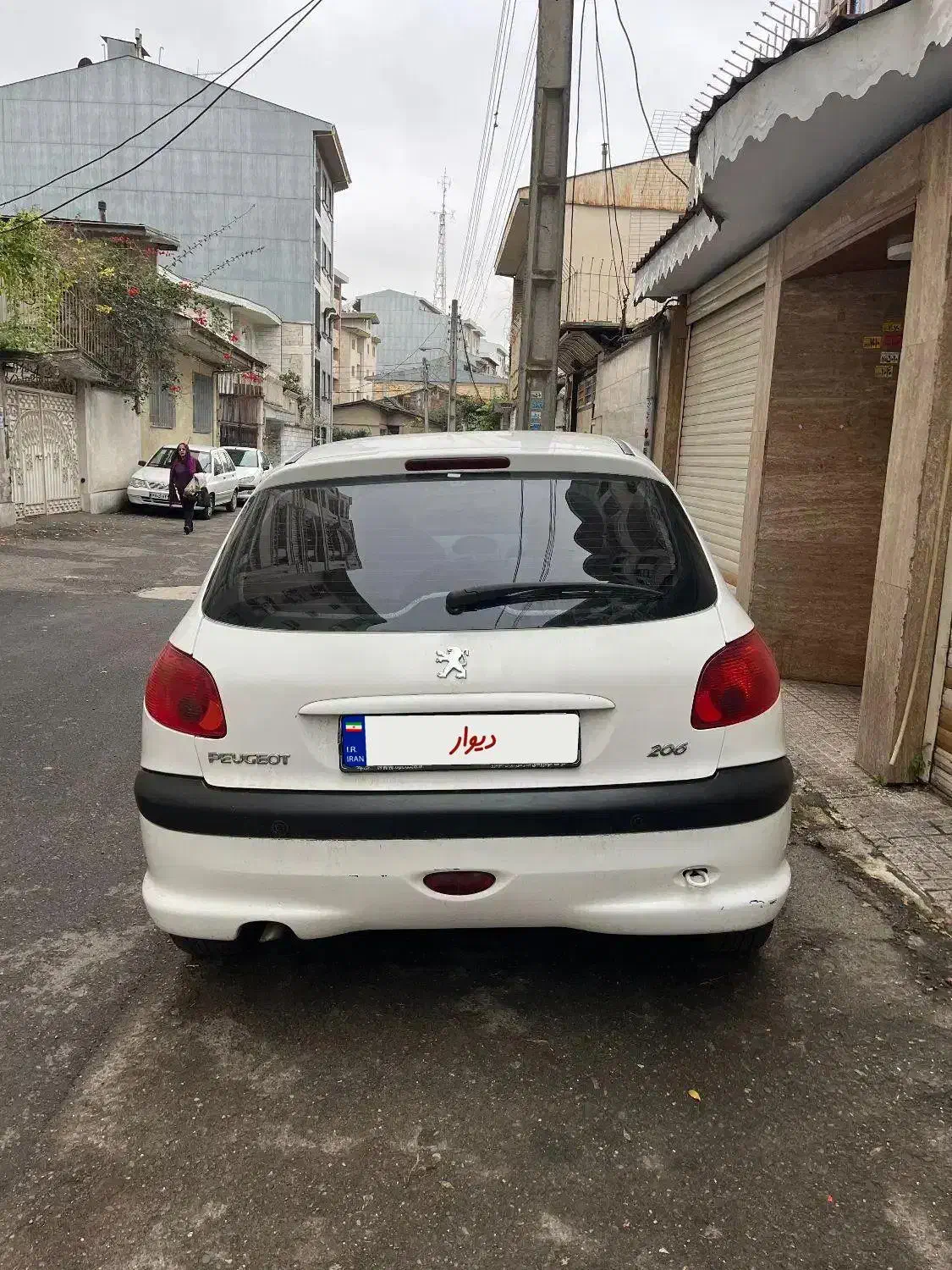 ۲۰۶ تیپ دو ۹۶، بیرنگ|خودرو سواری و وانت|رشت, منظریه|دیوار