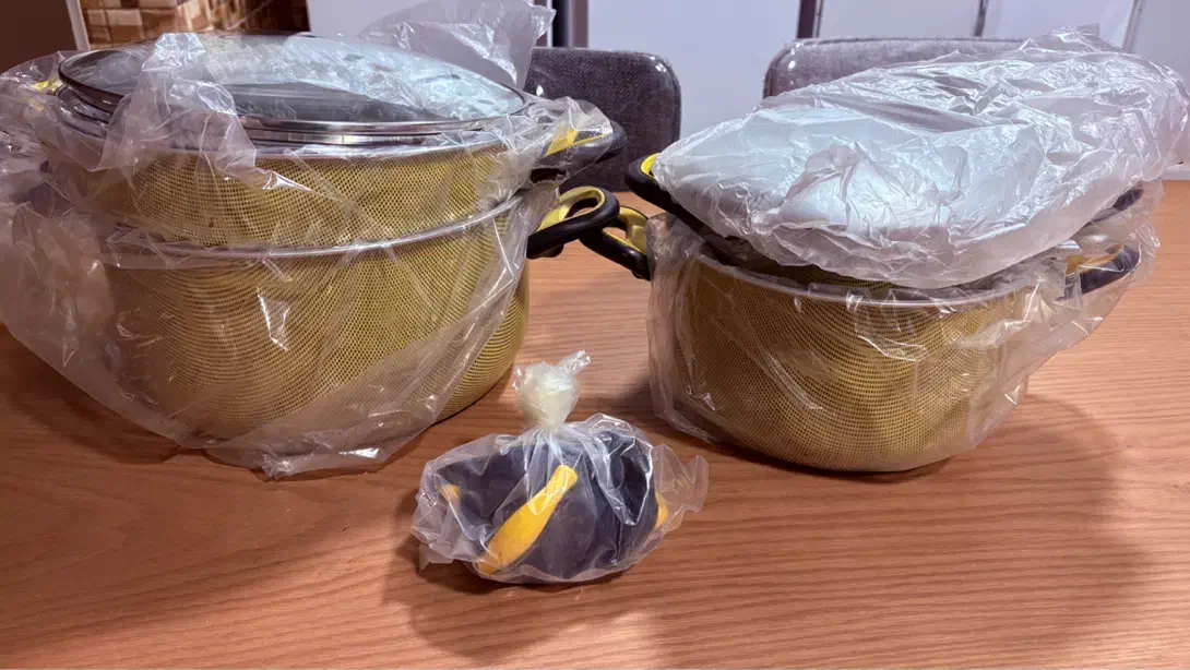 سرویس قابلمه جنس عالی و زیبا|ظروف پختوپز|دوگنبدان, |دیوار