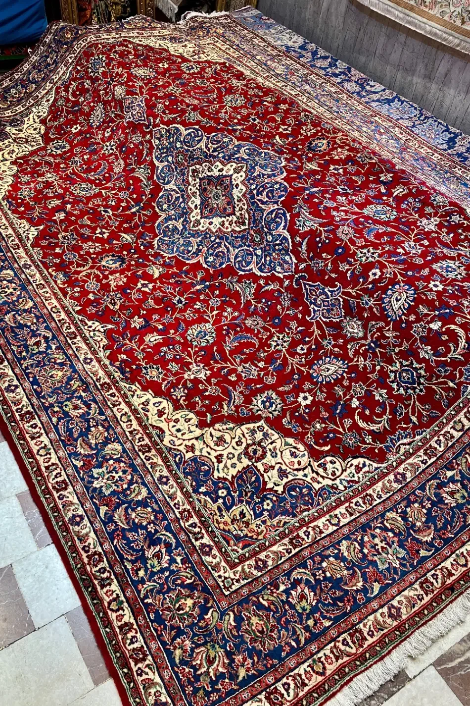 فرش دستبافت ۱۲ متری همدان لاکی دستبافت از دم قسطی|فرش|تهران, مولوی|دیوار