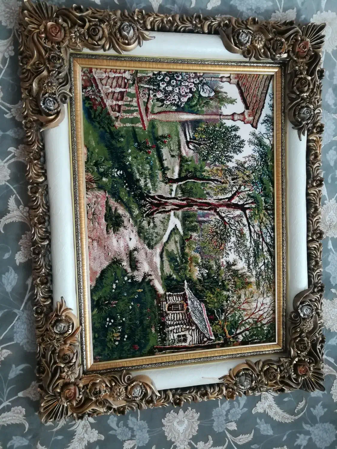 تابلو فرش تابلو فرش تمیز سالم|تابلو فرش|بجنورد, |دیوار