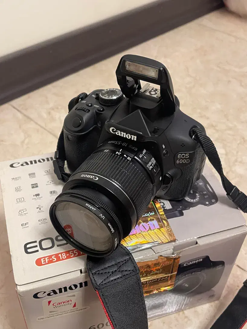دوربین کنون eos 600D در حد نو|دوربین عکاسی و فیلمبرداری|تهران, عباسآباد|دیوار