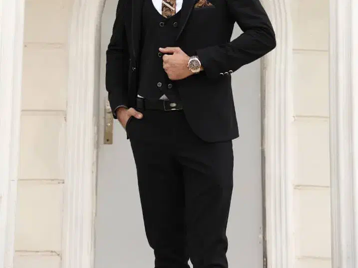 کت شلوار مشکی و سرمه ای|لباس|ساوه, |دیوار