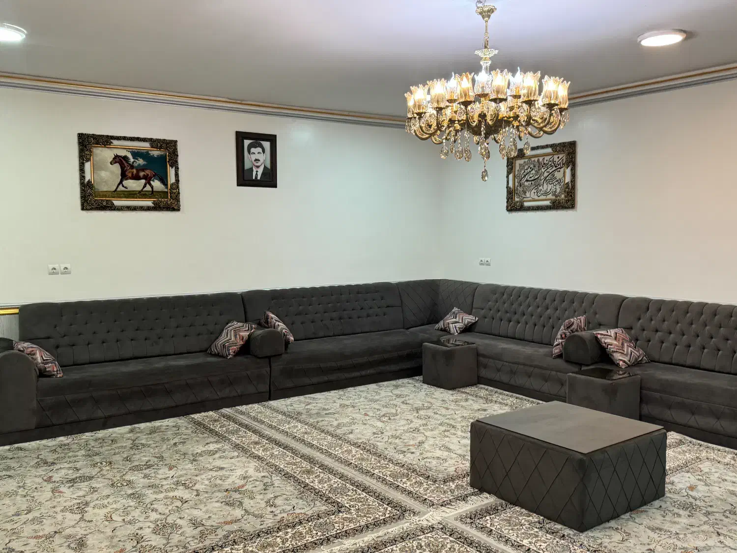 مبلمان خلیجی سلطنتی تمیزشیک پارچه نانوقیمت استثنای|مبلمان خانگی و میز عسلی|اهواز, زرگان|دیوار