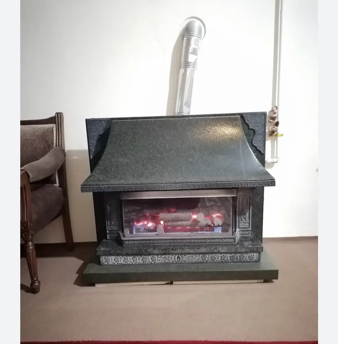 بخاری شومینه ای|بخاری، هیتر، شومینه|چمران, |دیوار