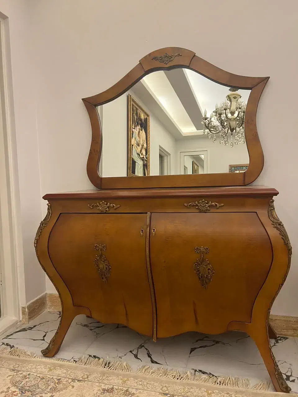 بوفه آینه کنسول باهم|بوفه، ویترین، کنسول|آستارا, |دیوار