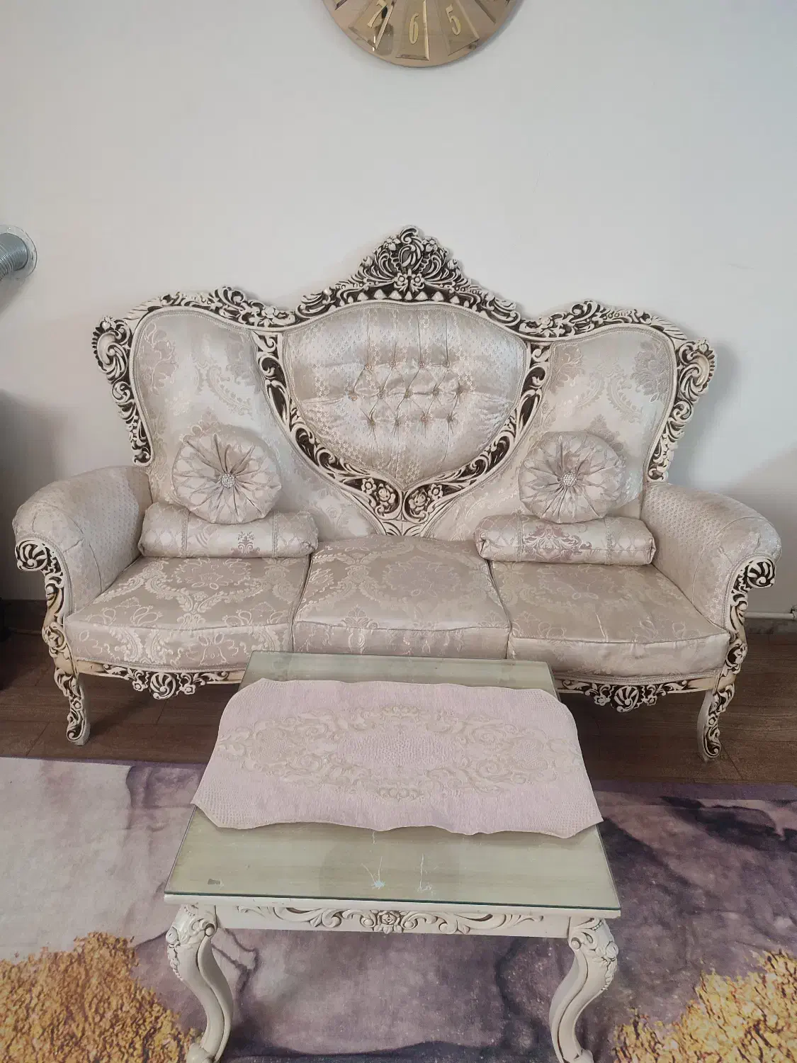 فروش مبل استیل سلطنتی|مبلمان خانگی و میز عسلی|سمنان, |دیوار