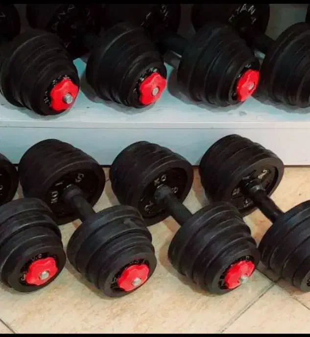 دمبل چدنی واقعی ۲۰kg(لاستیکی فشرده نداریم)|تجهیزات ورزشی|تهران, افسریه شمالی|دیوار