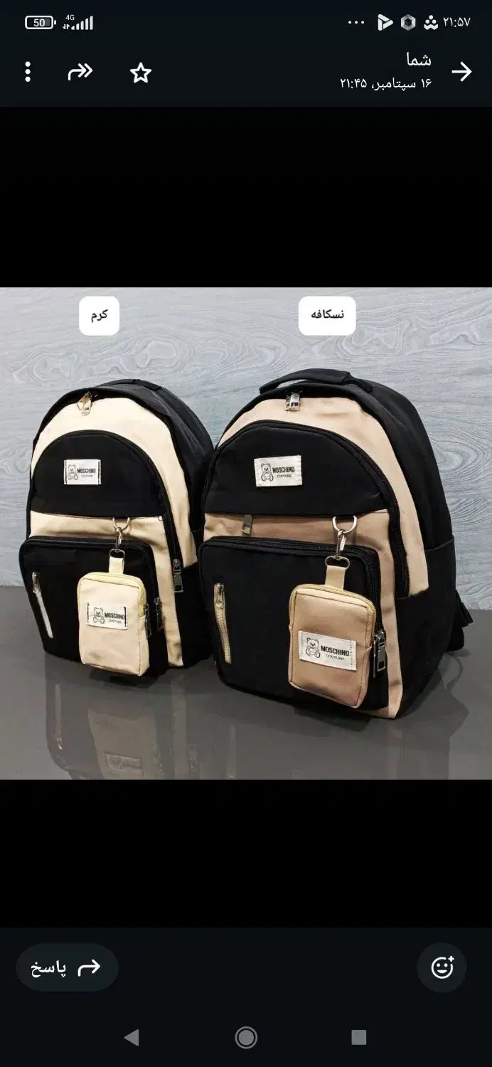 فروش دو عدد کیف مدرسه|کیف، کفش، کمربند|دوگنبدان, |دیوار