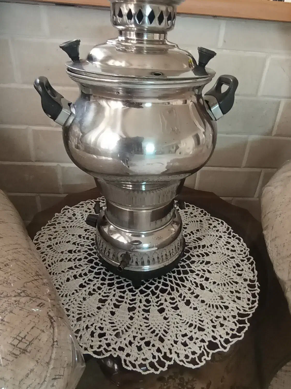 سماور گازی 6لیتری|سماور، چای‌ساز، قهوه‌ساز|ری, فیروزآبادی|دیوار
