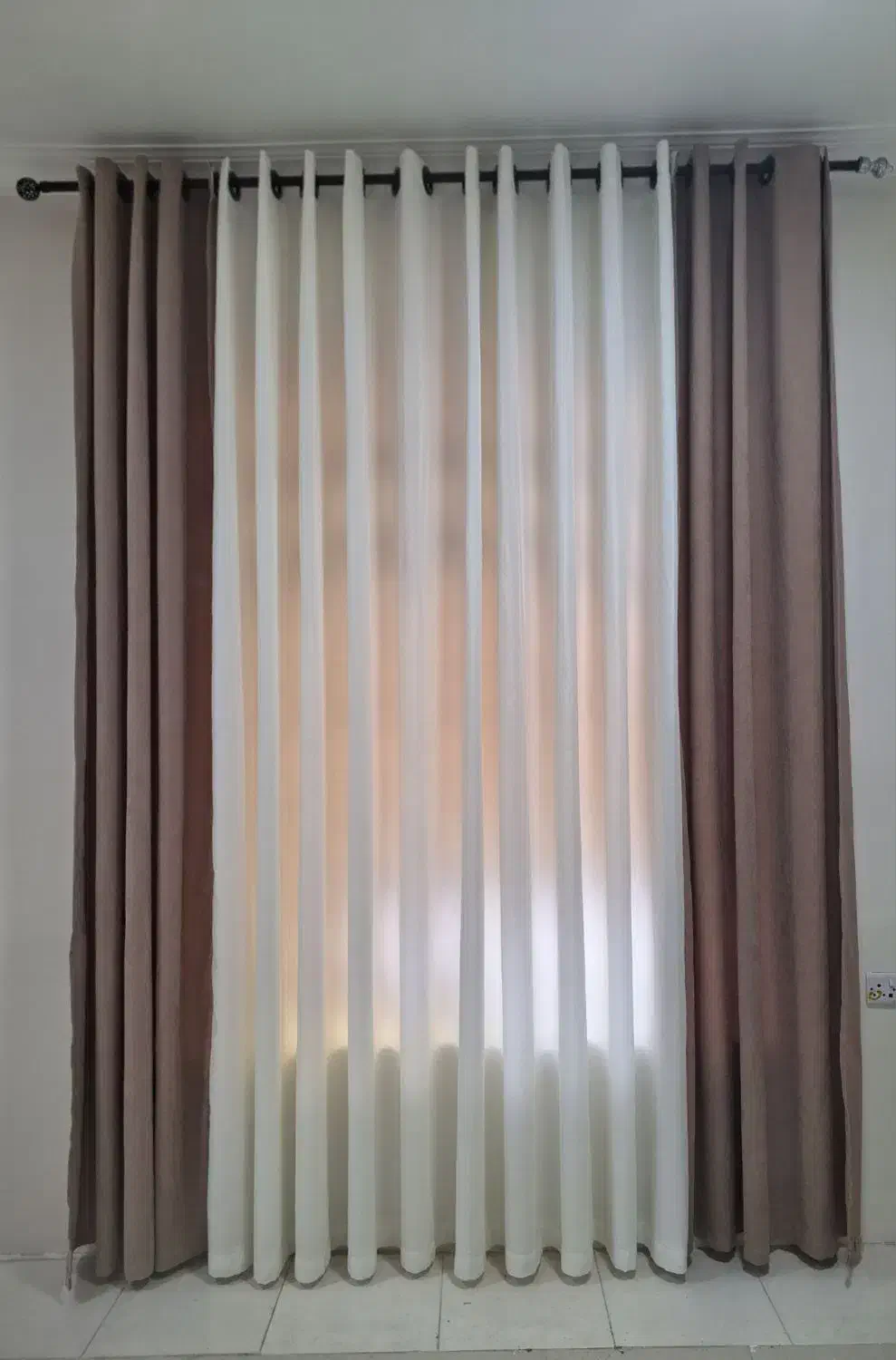 ۴ مدل پرده ی آماده در حد نو|پرده، رانر، رومیزی|دوگنبدان, |دیوار