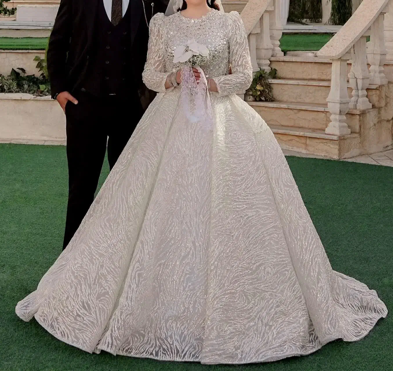 لباس عروس نو فقط یکبار پوشیده شده|لباس|اراک, |دیوار