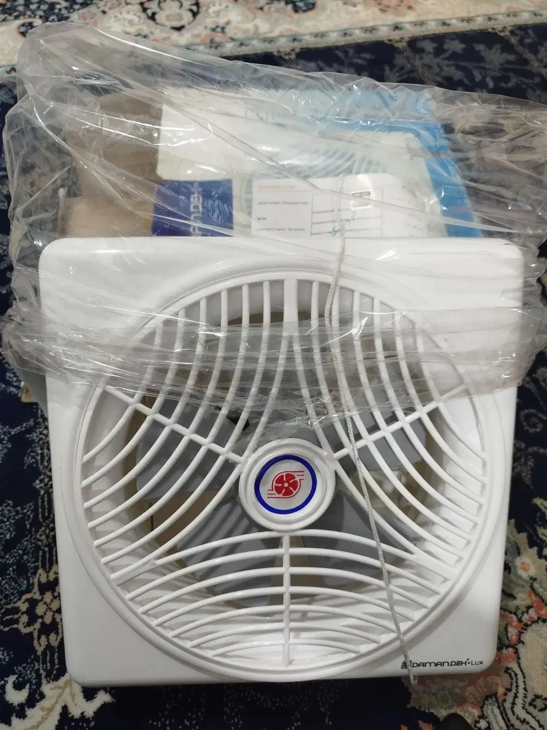 هواکش دمنده .۲۰ دمپر|پنکه و تصفیه‌کنندهٔ هوا|امیدیه, |دیوار