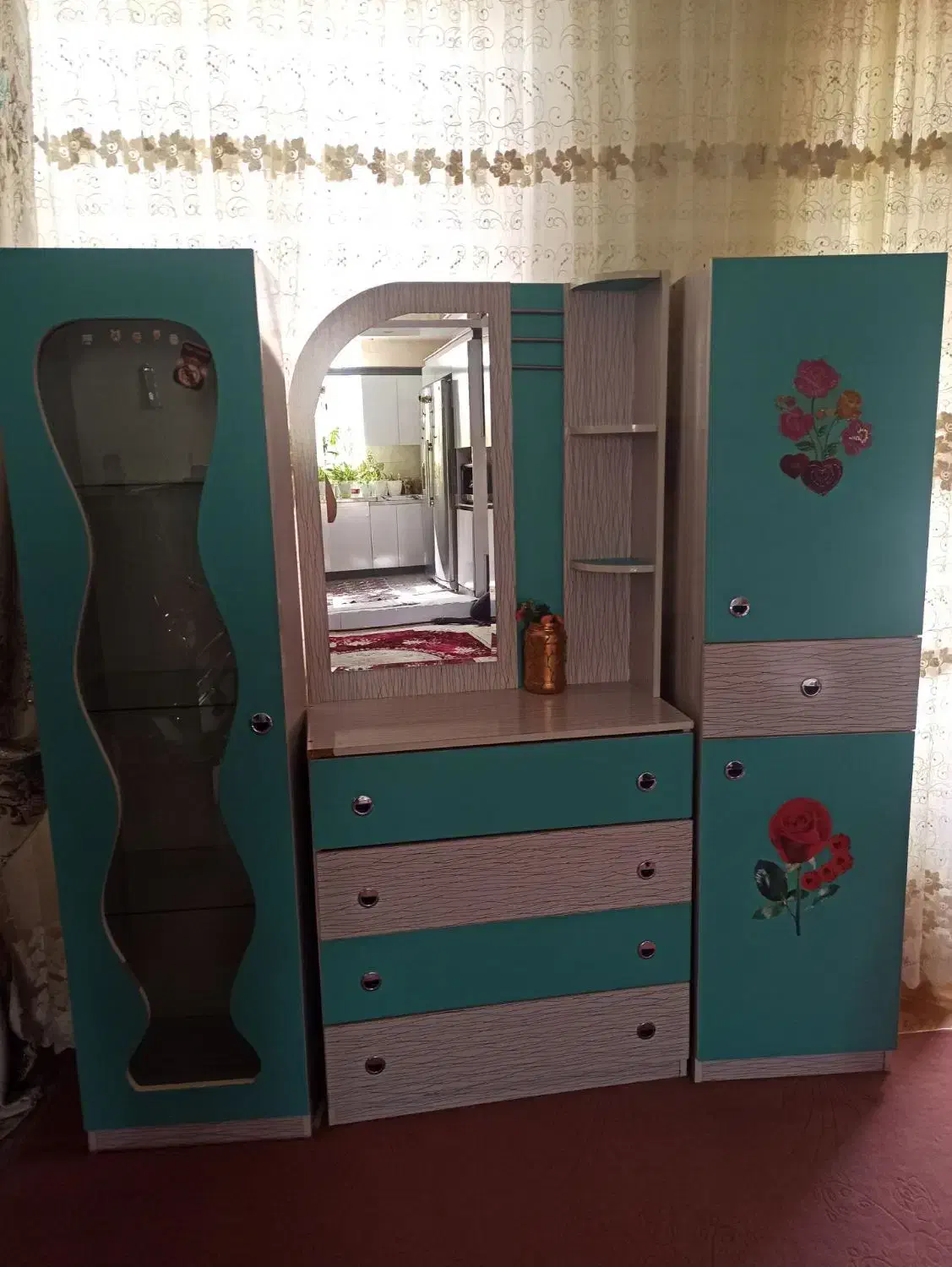 کمدو تختخواب|تخت و سرویس خواب|تاکستان, |دیوار