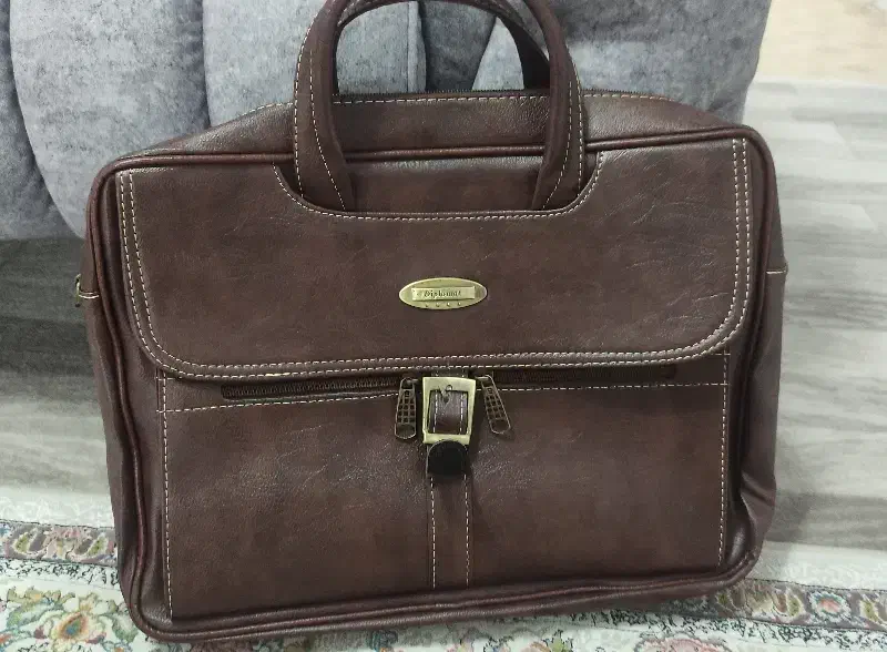 کیف چرم دیپلمات قهوه ای|کیف، کفش، کمربند|کیاشهر, |دیوار