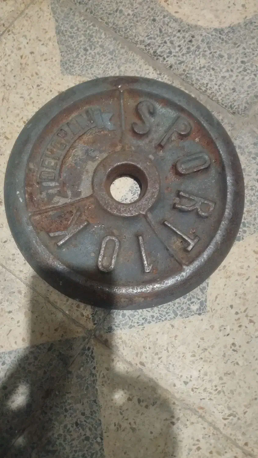 یک جفت وزنه|تجهیزات ورزشی|شیراز, دارالرحمه|دیوار