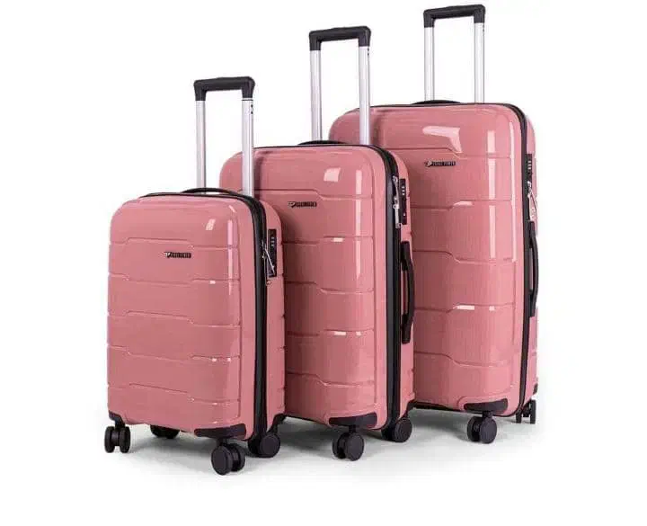 چمدان سه تیکه جنس نشکن خارجی تضمینی درجه یک|کیف، کفش، کمربند|خارک, |دیوار