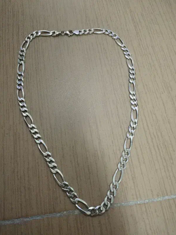 زنجیر نقره 925 فیگارو|جواهرات|کرمانشاه, |دیوار