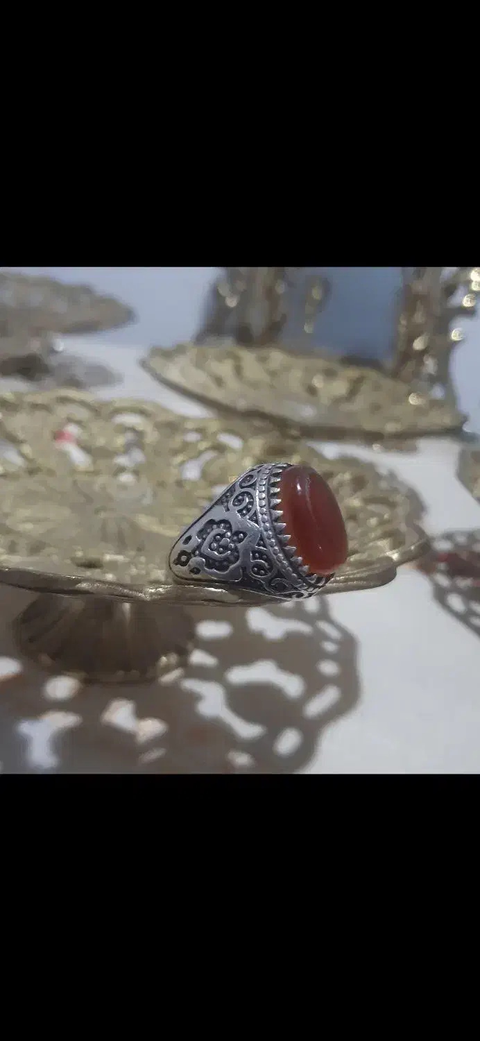 انگشتر نقره رکاب حرفه ای|جواهرات|خرم‌آباد, |دیوار