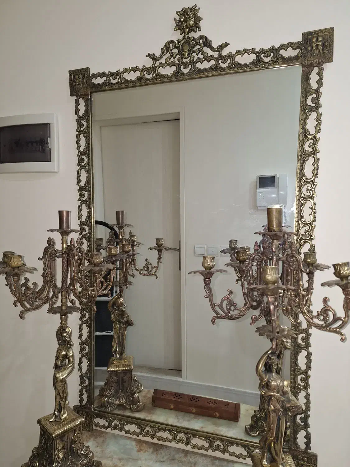 آینه کنسول برنزی|آینه|کرج, کوی مهر|دیوار