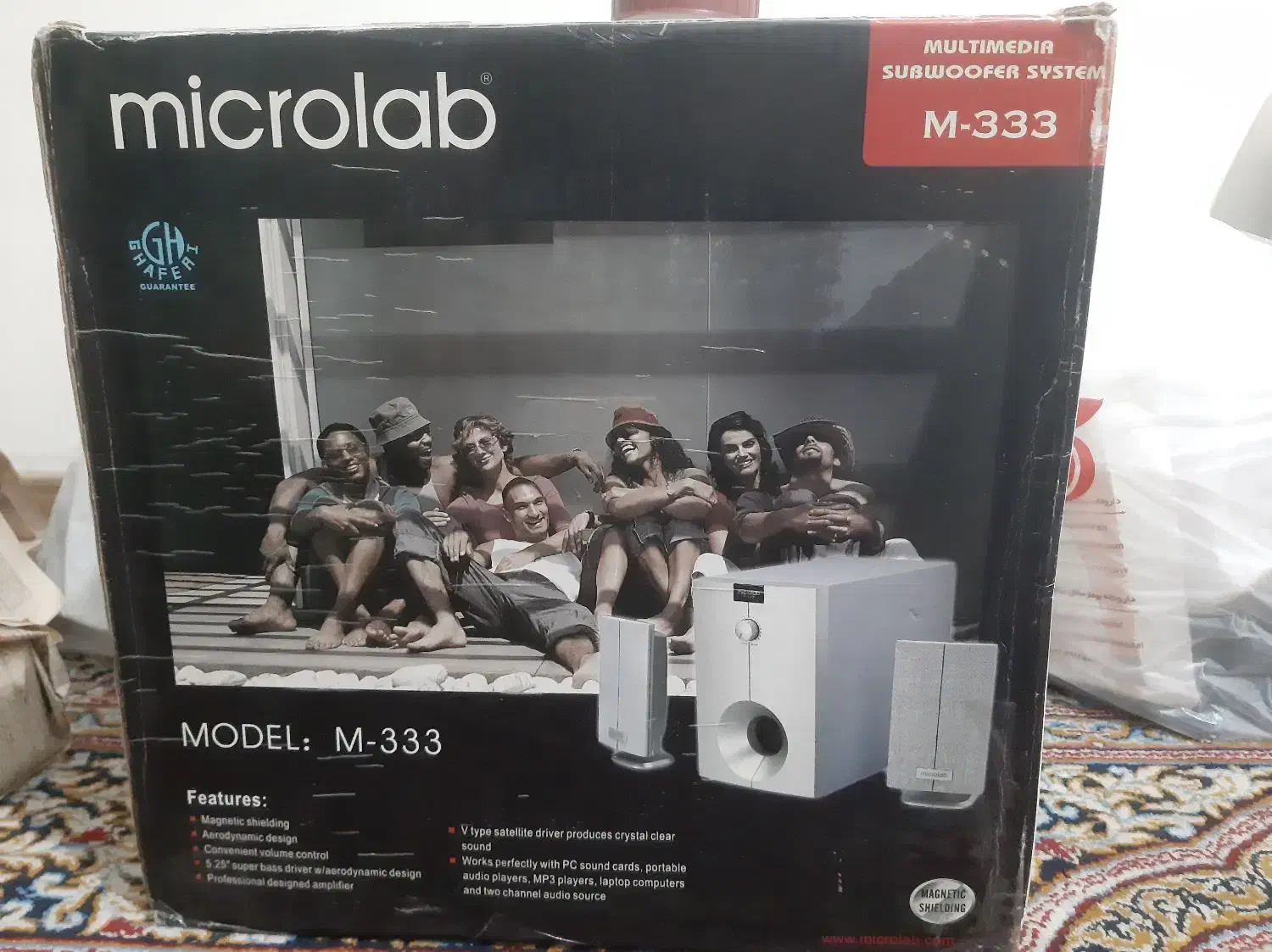 اسپیکر میکرو لب مدل M-333|سیستم صوتی خانگی|تهران, حکیمیه|دیوار