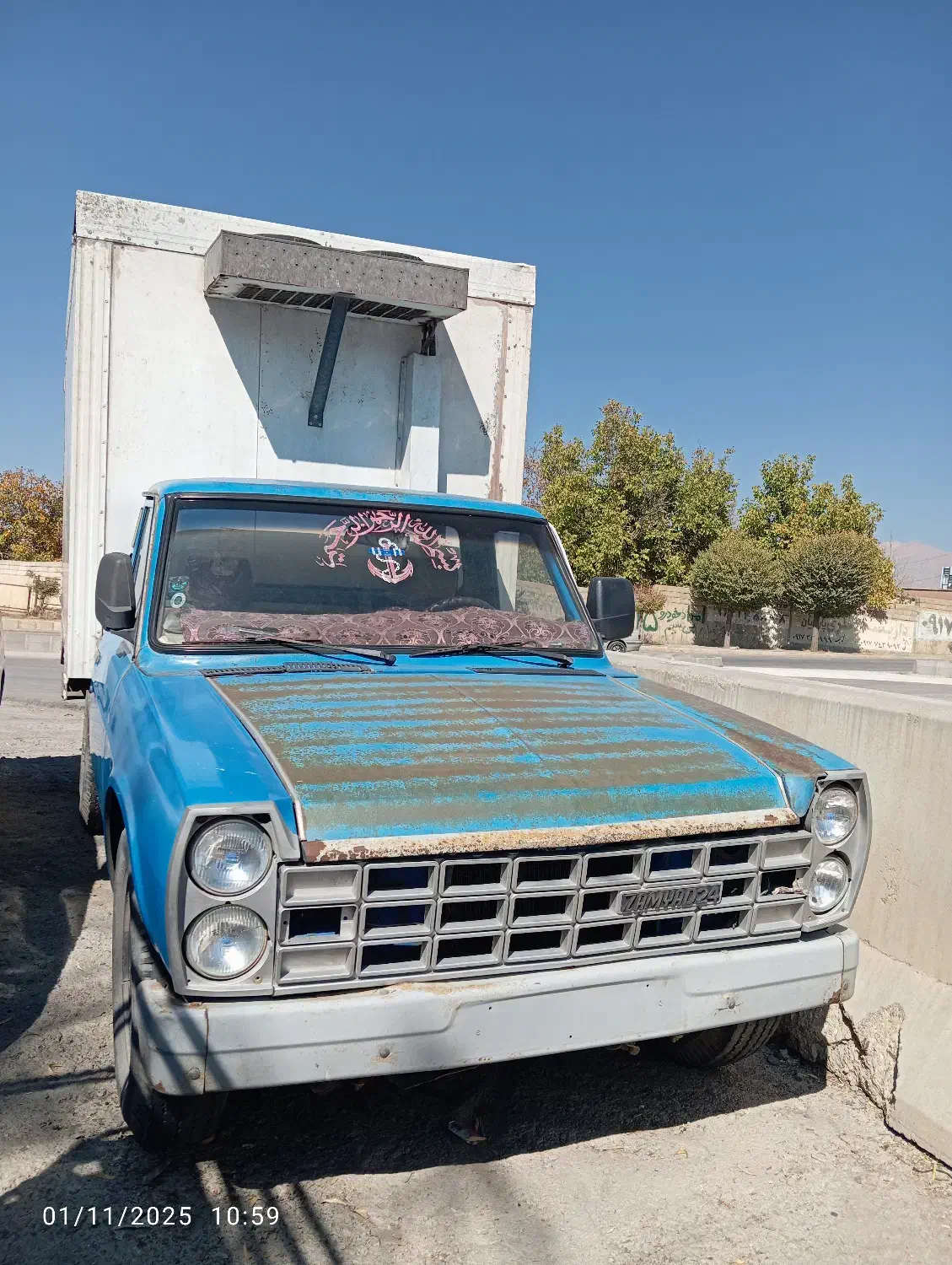 نیسان زامیاد یخچالدار مدل ۸۸|خودرو سواری و وانت|یاسوج, |دیوار