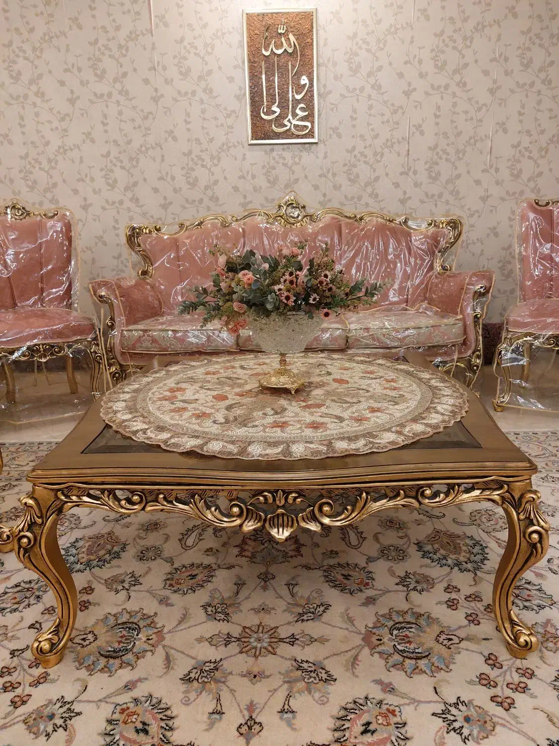 مبلمان استیل شیک با غذاخوری ۸نفره نو (برند دقت)|مبلمان خانگی و میز عسلی|مشهد, شهید بهشتی|دیوار