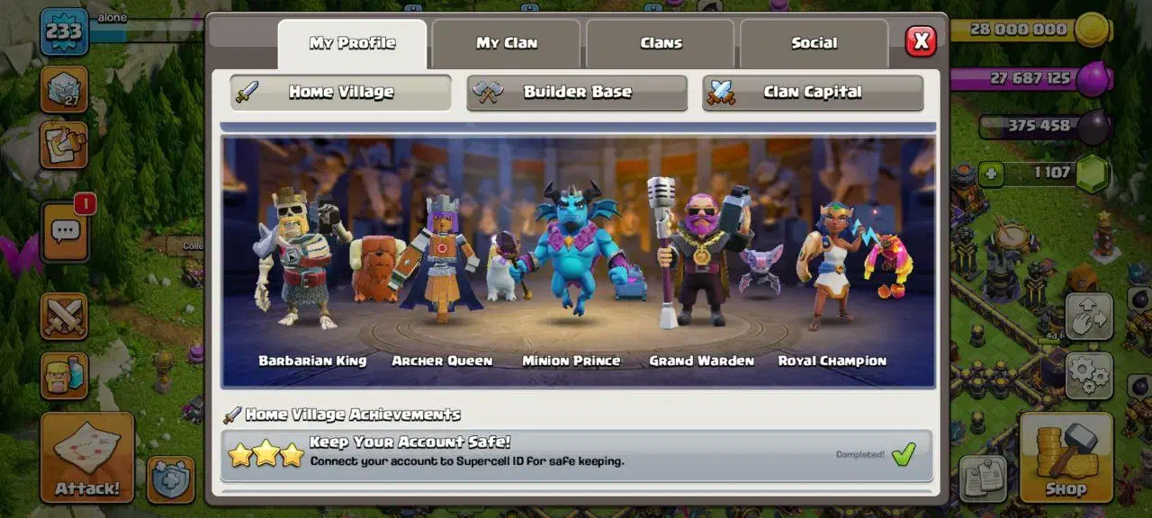 اکانت کلش تان 18مکس ۱۷|کنسول، بازی ویدئویی و آنلاین|مشهد, شهید آوینی|دیوار