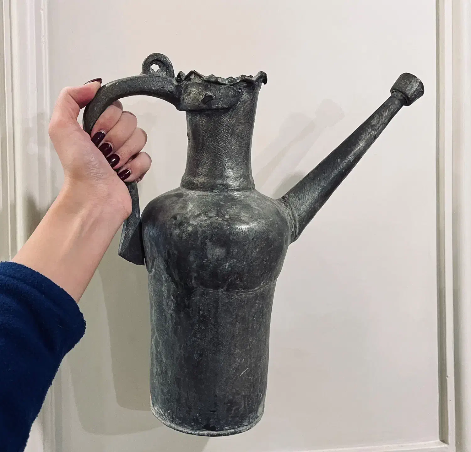 آفتابه مسی قدیمی|کلکسیون اشیاء عتیقه|تهران, شهرک آزمایش|دیوار