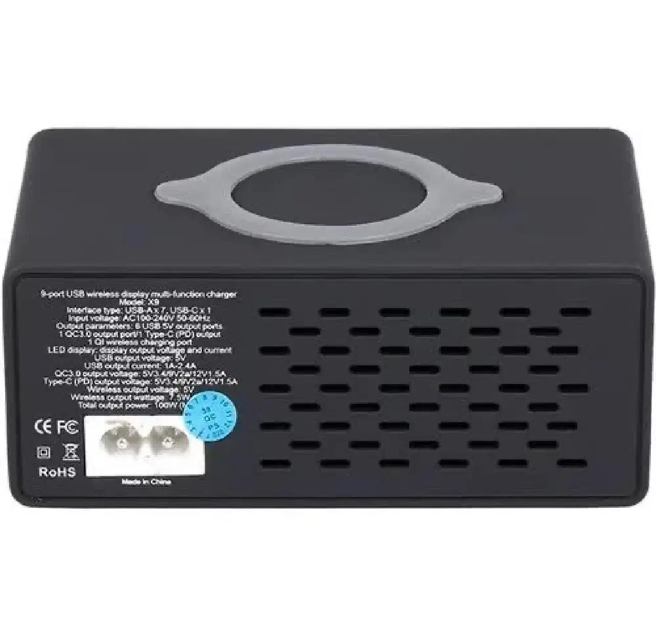 هاب مولتی شارژر وایرلس مدل WLX-X9 با ۸ پورت|لوازم جانبی موبایل و تبلت|اسلام‌شهر, زرافشان|دیوار