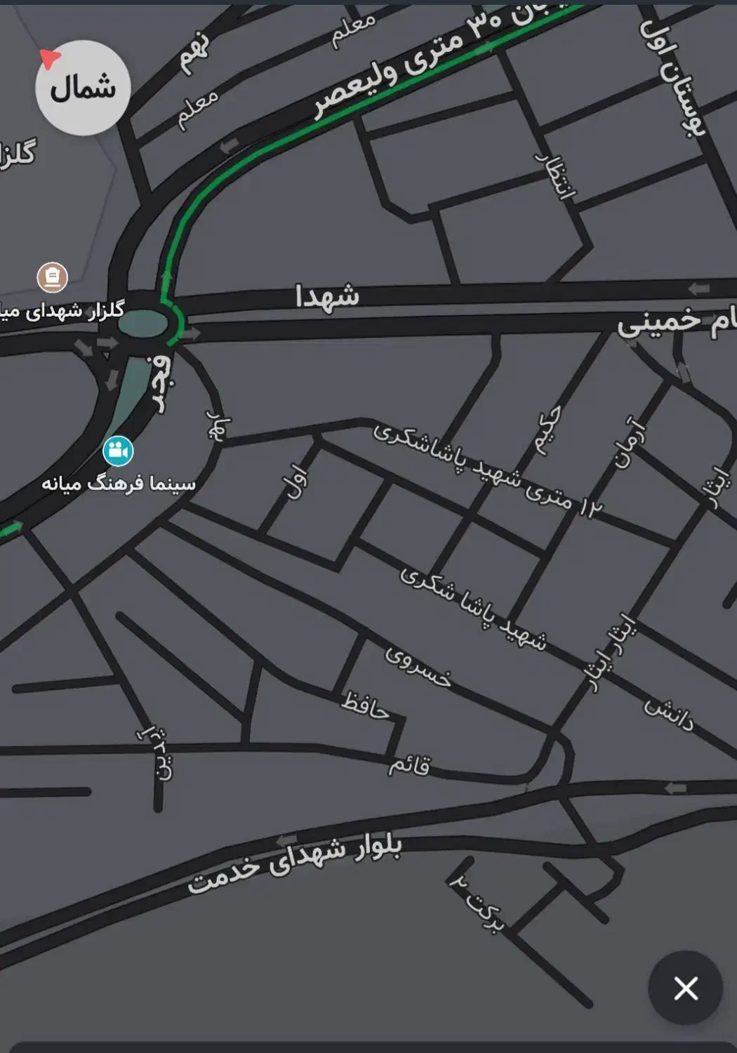 فروش زمین بر خیابان کمر بندی نرسیده به فلکه ایثار|فروش زمین و ملک کلنگی|میانه, |دیوار