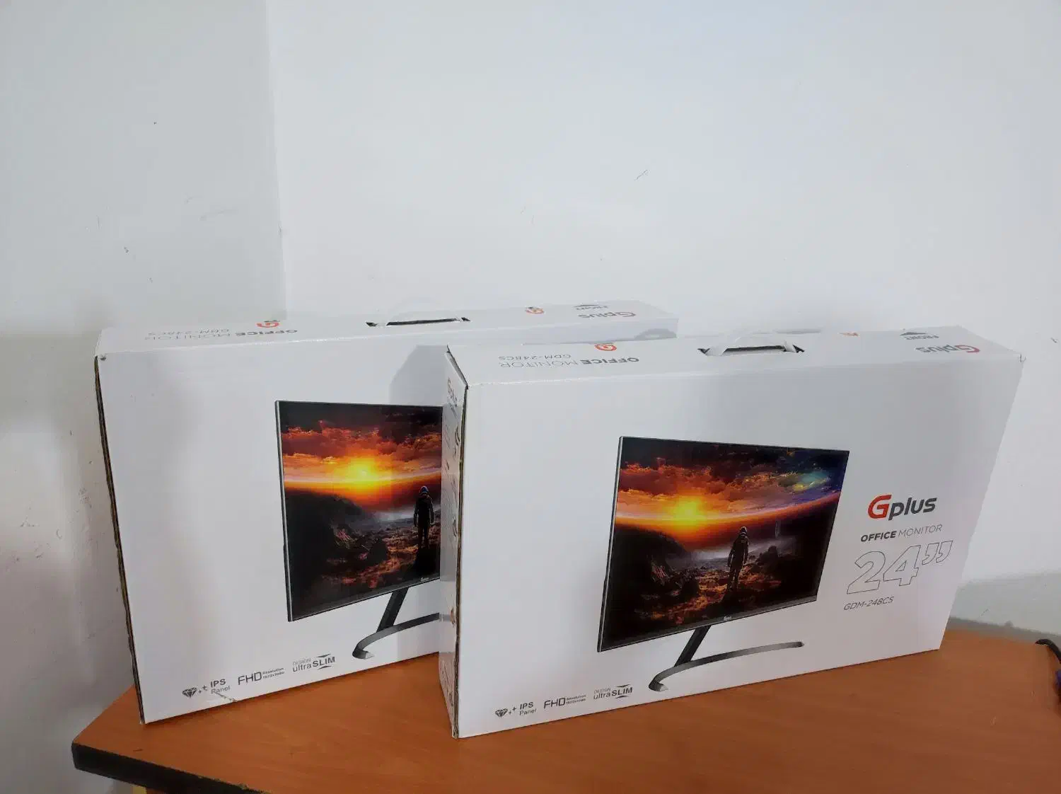 دو عددمانیتور ۲۴ اینچ جی پلاس ، اکبند باقیمت مناسب|قطعات و لوازم جانبی رایانه|محمدشهر, محمدشهر|دیوار