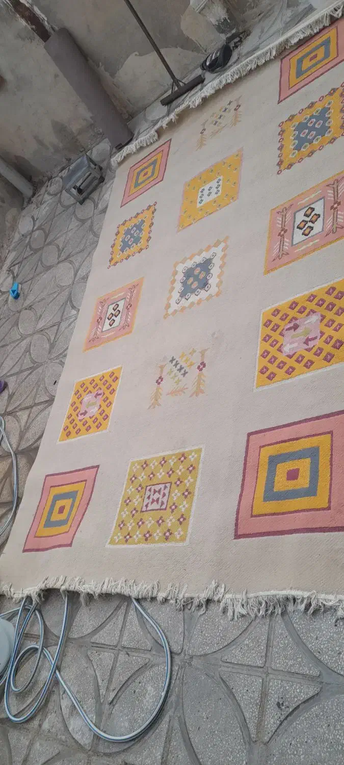 گلیم فرش ۶متری|گلیم، جاجیم، گبه|کرمانشاه, |دیوار