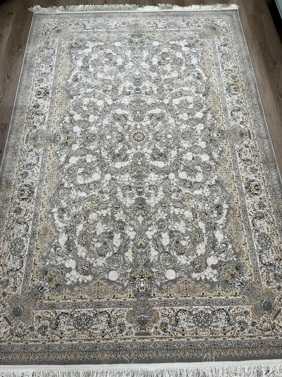 ۳ تخته فرش کاملا نو زمرد کاشان|فرش|ساری, |دیوار