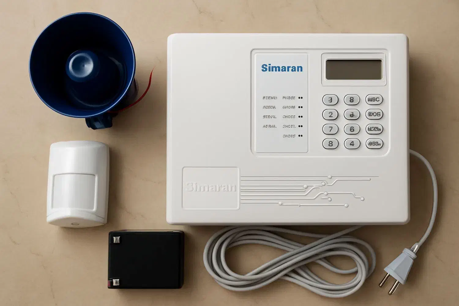 دزدگیر اماکن برند سیماران به همراه باطری چشمی و..|دوربین مداربسته|فردیس, منظریه|دیوار