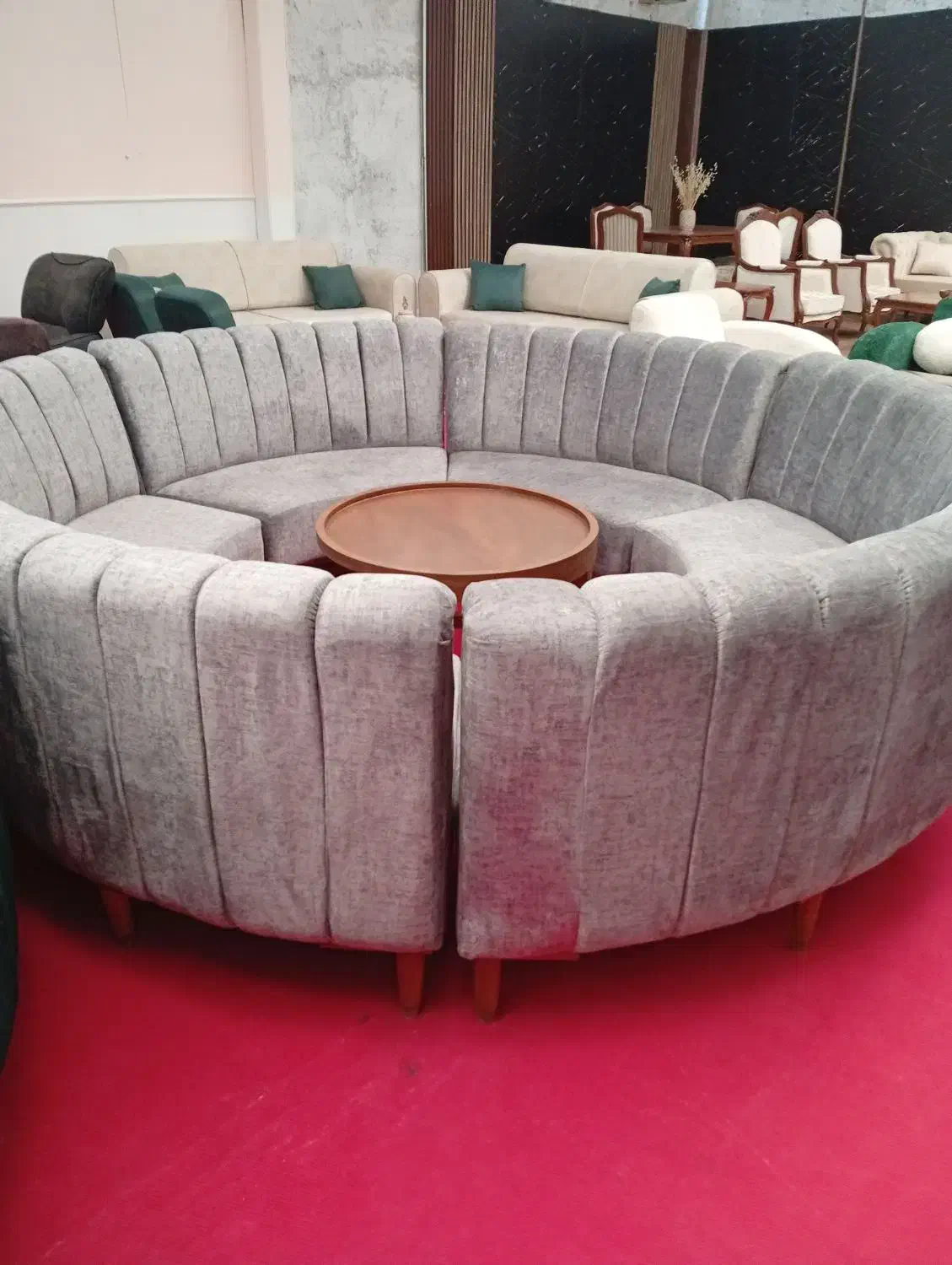 مبل دایره و نیم دایره مخصوص دور همی آفر ویژه|مبلمان خانگی و میز عسلی|خمینیشهر, |دیوار