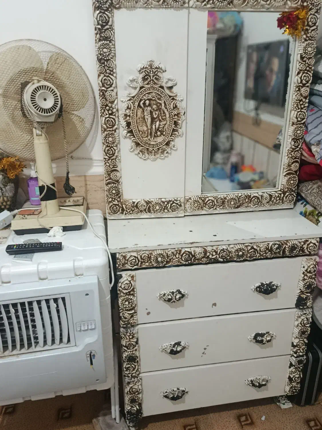 کمد آرایش با بوفه|جاکفشی، کمد، دراور|زاهدان, |دیوار