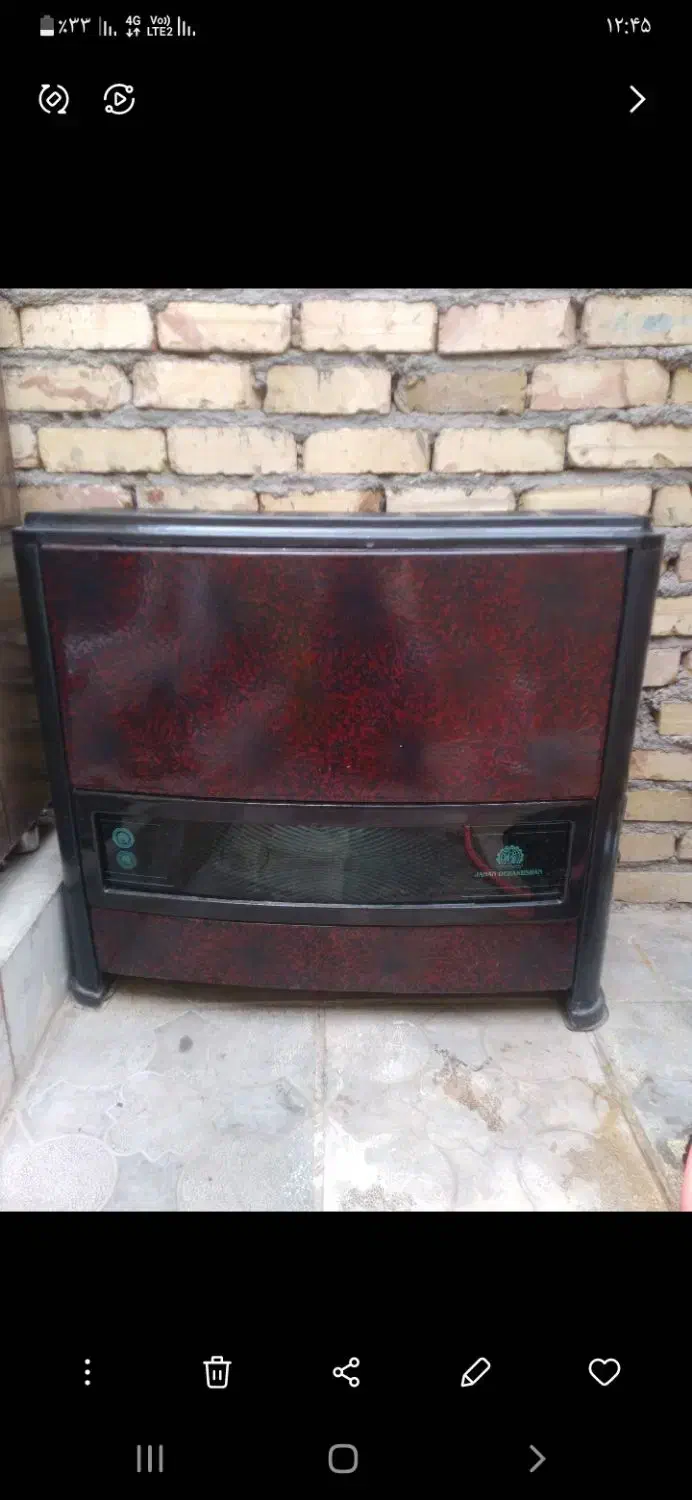 بخاری تمیز ودر حد نو|بخاری، هیتر، شومینه|تربت جام, میان جام|دیوار