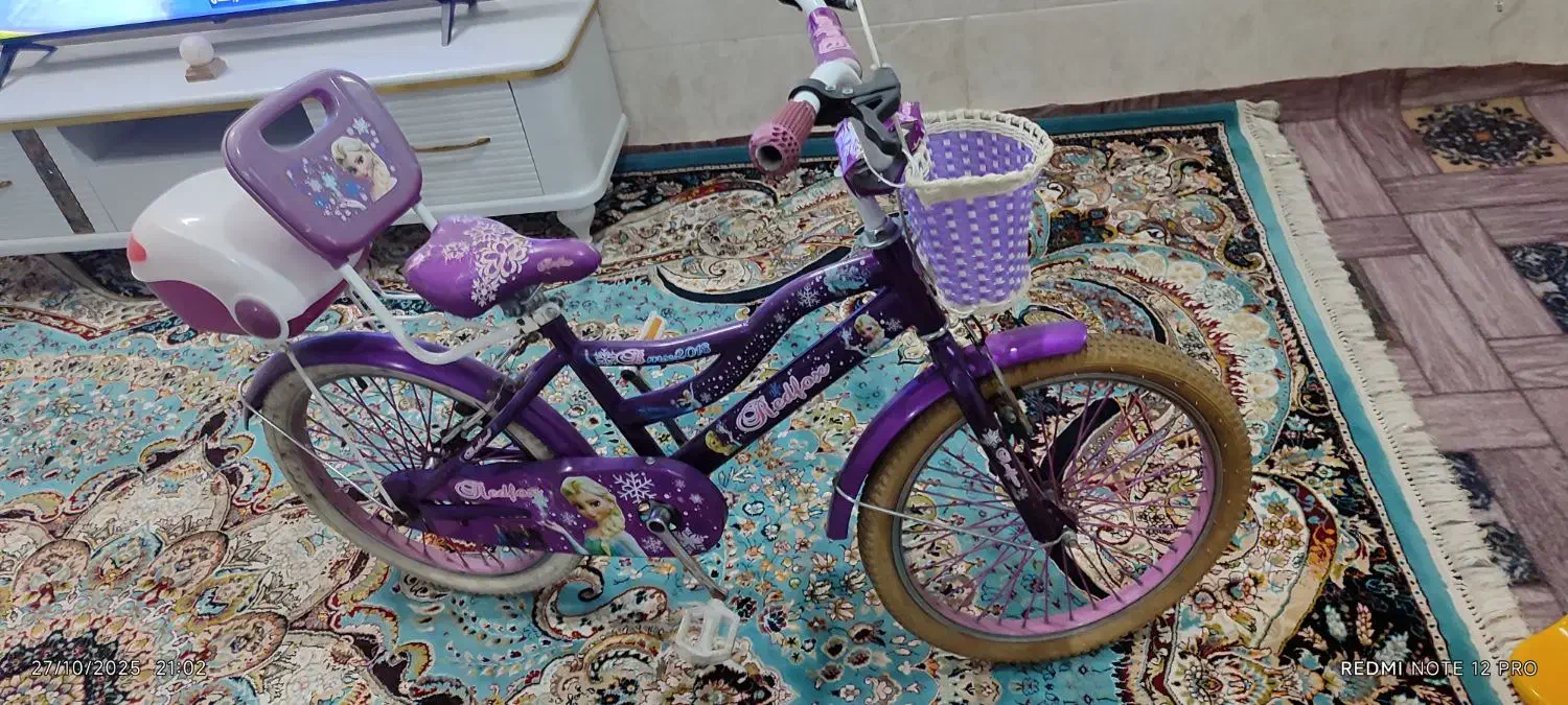 دوچرخه 20 دوخترونه در حد نو|دوچرخه، اسکیت، اسکوتر|شیراز, پودنک|دیوار