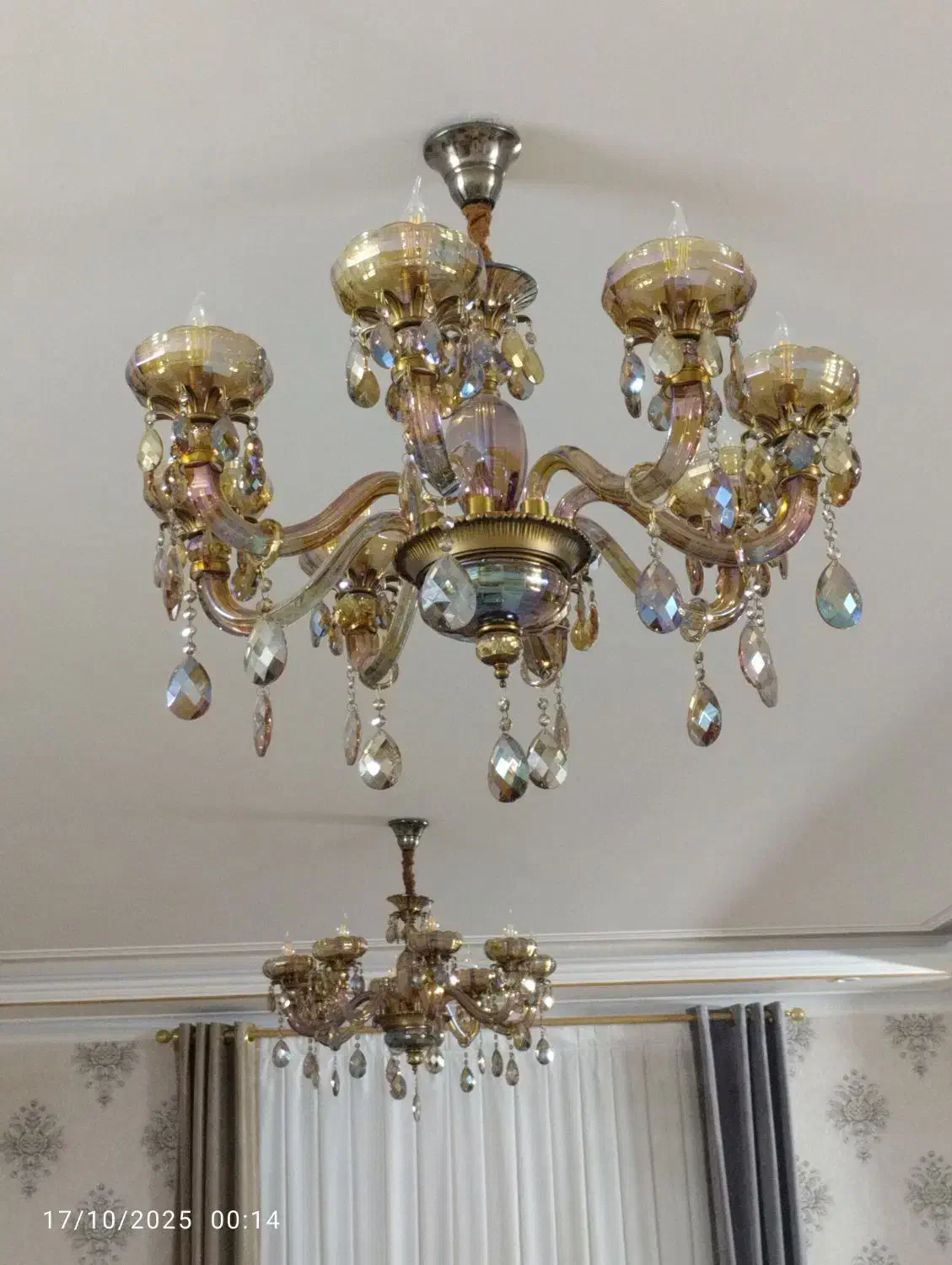 لوستر|لوستر و چراغ آویز|قم, بنیاد|دیوار