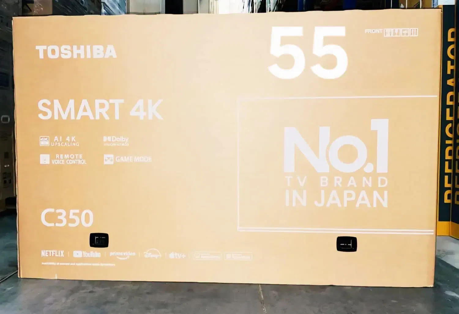 حراج 55 اینچ توشیبا ژاپن 2025 فول 4کا اسمارت|تلویزیون و پروژکتور|بندر کنگان, |دیوار