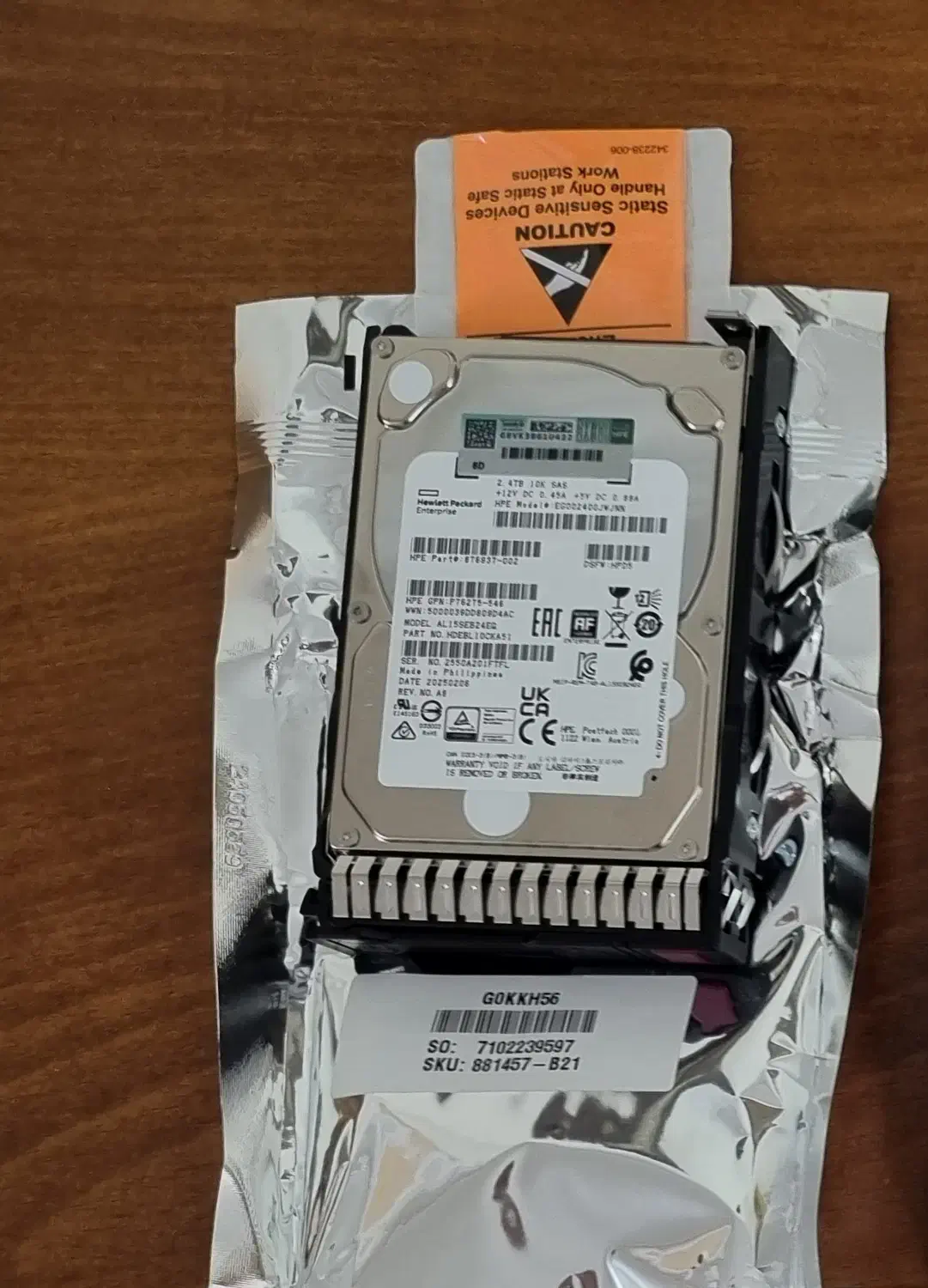 هاردیسک HPE SAS 2.4 TB 10K 12G SFF|قطعات و لوازم جانبی رایانه|تهران, فاطمی|دیوار