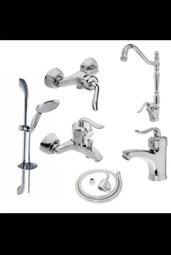 شیرآلات اهرمی قاجاری پک ۶عددی|مصالح و تجهیزات ساختمان|لاهیجان, گلستان|دیوار