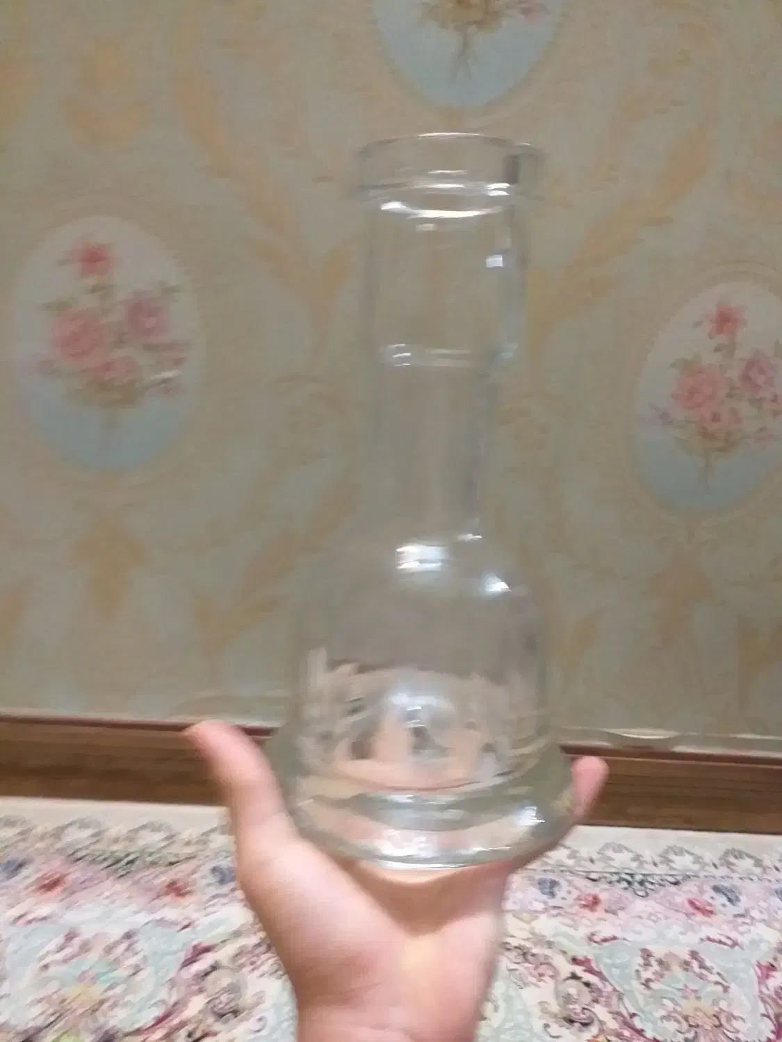 شیشه قلیان کریستال حاج اوغلی تراش خورده|کلکسیون اشیاء عتیقه|صباشهر, |دیوار