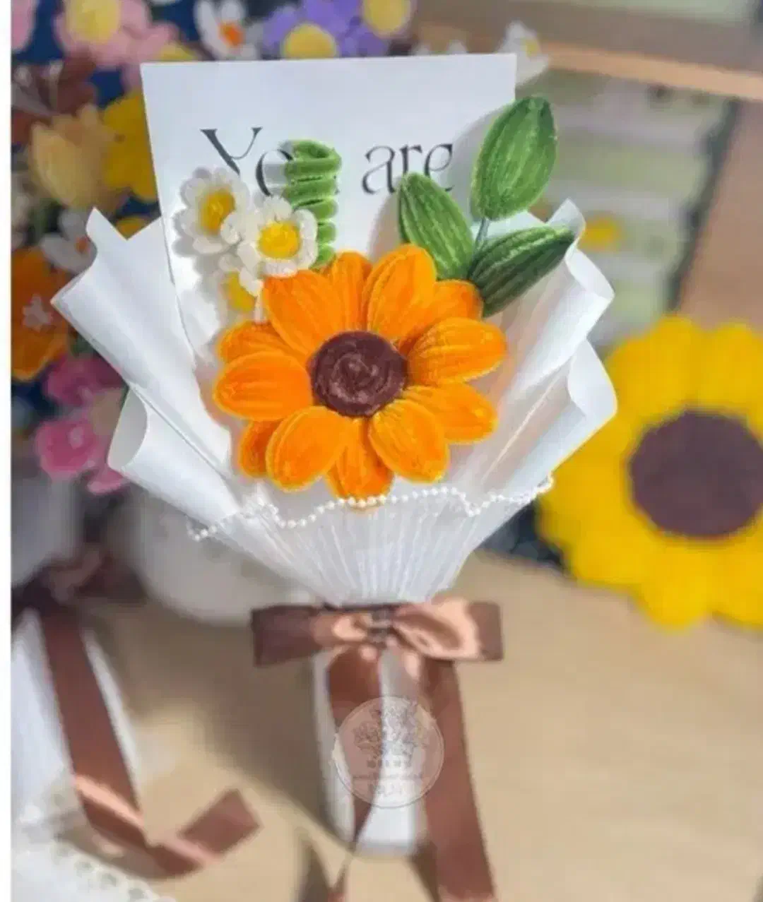 دسته گل پیپ پاک کنی(مخملی)|گل مصنوعی|کرمانشاه, |دیوار