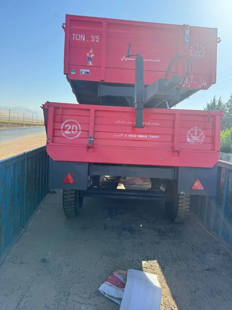 تریلی ۲ چرخ  ۳/۵ تنی|ماشین‌آلات صنعتی|روانسر, |دیوار