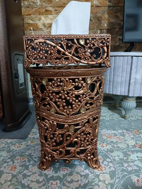 ست جا دستمالی و سطل|صنایع دستی و سایر لوازم تزئینی|قدس, شهر‌قدس|دیوار