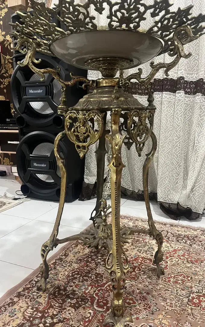 میوه خوری برنجی سنگین قدیمی|ظروف سرو و پذیرایی|اهواز, کوروش|دیوار