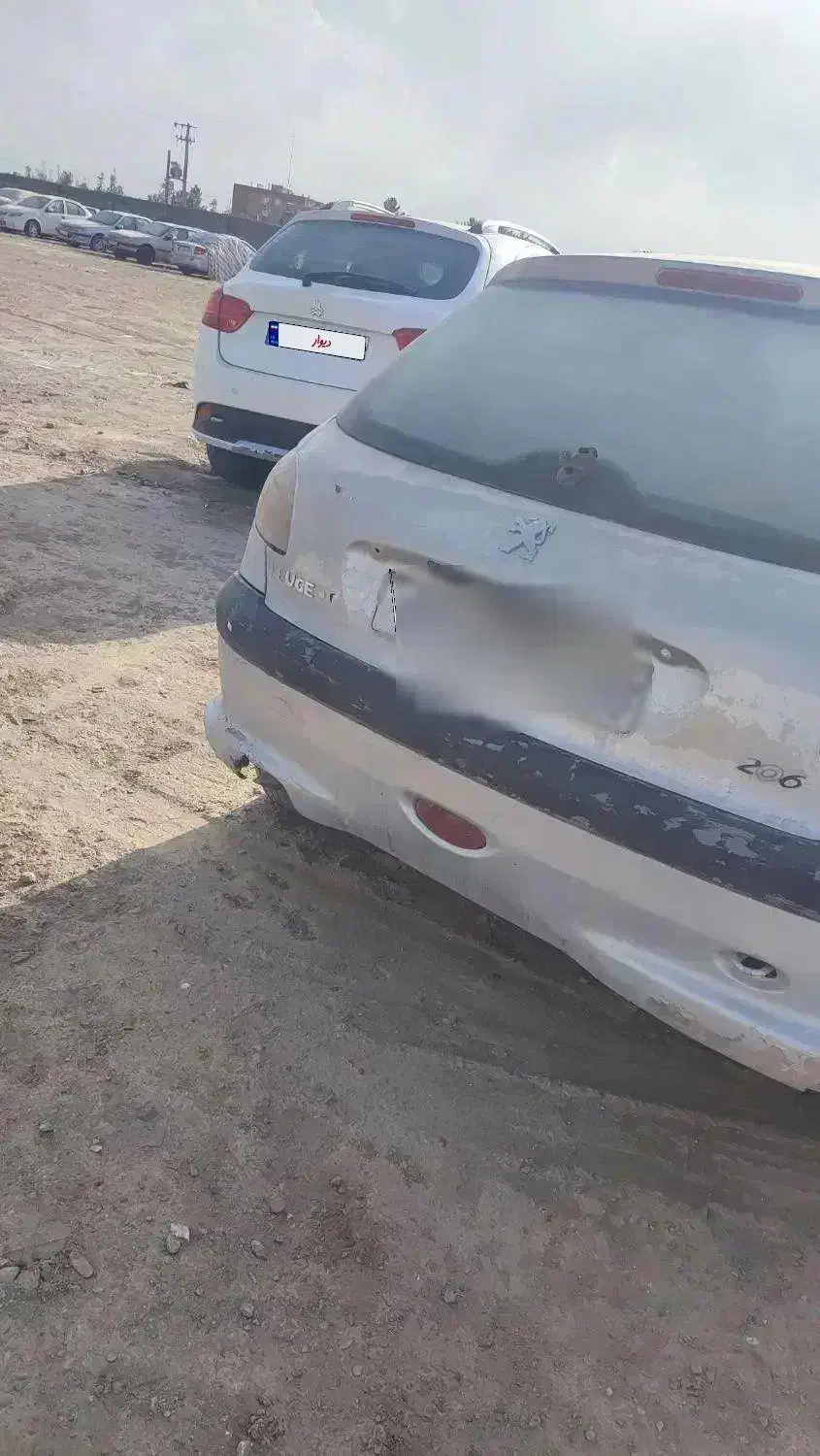 206 مدل 85 نیازمند به تعویض اتاق  و مجوز گرفتم|خودرو سواری و وانت|مشهد, ثامن|دیوار