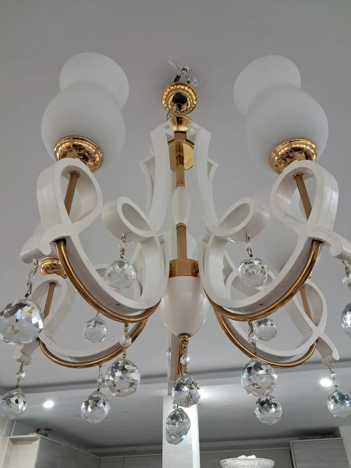 لوستر ۵ شاخه|لوستر و چراغ آویز|تهران, آسمان|دیوار